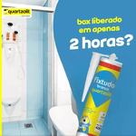 Kit 12 Unidades Selante Fixtudo Silicone Pu Cola Embaixo D'agua