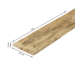 Tábua de Pinus 2,3 x 30 cm com 3 metros de comprimento
