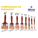 Trincha Média para Pintura Latexacril 3/4 Atlas