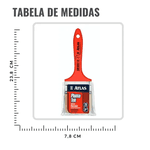Pincel Trincha Atlas 4 Polegadas At315 Parede Verniz Esmalte