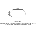 Rolo Para Pintura De Poliamida Antigota 5cm AT321/5 Atlas