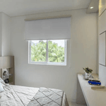 Persiana Rolo Tela Solar 100X160cm Off White Atlas