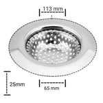 Grelha De Inox Para Pia Premium 9cm Atlas