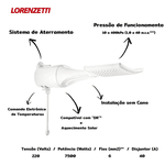 Chuveiro Lorenzetti Loren Shower Ultra Eletrônico 220v 7500w