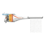 Chuveiro Lorenzetti Loren Shower Eletrônico 6800W 220V Branco