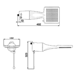 Chuveiro Lorenzetti Loren Shower Eletrônico 6800W 220V Branco