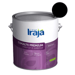 TINTA ESMALTE PREMIUM BASE AGUA PRETO 3,6L IRAJA