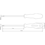 Chave de Fenda Tramontina Philips com Ponta Cruzada 1/4x4