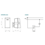 Módulo Interruptor Simples Tramontina 10 A 250 V Branco
