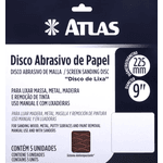 Kit 5 Unidades Disco Abrasivo De Papel 225mm Atlas - At516