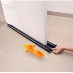 Veda Porta Duplo Impermeável Vedação De Porta Tecido Preto 80cm - Atlas