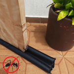 Veda Porta Duplo Impermeável Vedação De Porta Tecido Preto 80cm - Atlas