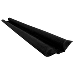 Veda Porta Duplo Tecido Preto 100cm Atlas