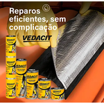Manta Asfáltica Auto Adesivo Aluminio 20cm x10m Vedacit 