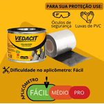 Fita Asfáltica Multiuso 10cm x 10m Vedacit