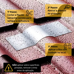 Manta Asfáltica Auto Adesivo Aluminio 20cm x10m Vedacit 