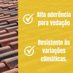 Fita Vedatudo 10cmx10m Vedação Impermeável Vedacit