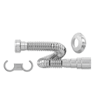 Sifão Sanfonado Flexível para Pia/Lavatório/Tanque 7154 Cromado Censi - 92755