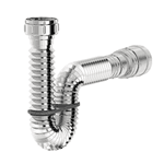 Sifão Sanfonado Flexível para Pia/Lavatório/Tanque 7154 Cromado Censi - 92755