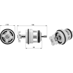 Reparo Para Válvula De Descarga Hydra Max 1.1/4" e 1.1/2" Censi