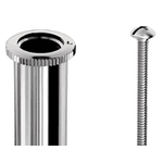 Prolongador C/ Castelo Abs Registro Deca/outros 10mm Cromado Brilhante Censi 