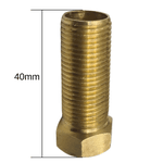 Prolongador de Castelo Em Latão Decapado Para Registro - 40 mm