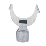 Emenda com Bocal 3" Platibanda Galvanizada C28 Calha Forte