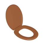 Assento Sanitário Oval Astra Caramelo Tpj/as*cm2