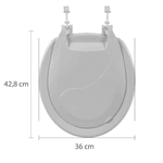 Assento Sanitário Oval Popular Branco Astra