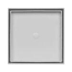 Ralo Oculto Quadrado Universal De 15x15cm Branco Astra