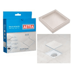 Ralo Oculto Quadrado Universal De 15x15cm Branco Astra
