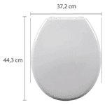 Assento Sanitário Oval Almofadado Slim Conforto Astra