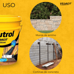 Neutrol Baldrame Base Agua Tinta Asfaltica Vedacit 18 Litros