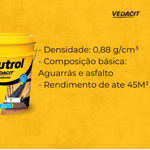 Neutrol Baldrame Base Agua Tinta Asfaltica Vedacit 18 Litros