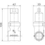 Registro de Gaveta Docol Base 3/4 DN20 -NBR 15705