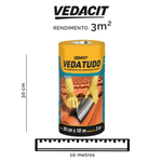 Fita Manta Asfáltica Vedacit 30cmx10mt Multiuso Vedatudo