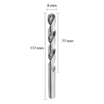 Broca de Aço Rápido para Metal DIN 338 de 8mm x 117mm IRWIN