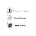 Torneira Com Bica Móvel Purificador De Água Maruja Viqua
