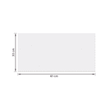 Piso Monocolor Branco Acetinado Borda Arredondada 30x40cm Forma Branco Eliane