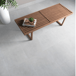 Piso Cerâmico Monocolor Off White Acetinado Borda Arredondada Interno 45x45cm Habitat Eliane