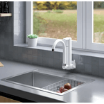 Torneira com Filtro de Parede para Cozinha com Bica Alta Branca Lagune Vitalité Viqua