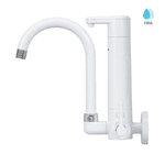 Torneira com Filtro de Parede para Cozinha com Bica Alta Branca Lagune Vitalité Viqua
