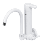 Torneira com Filtro de Parede para Cozinha com Bica Alta Branca Lagune Vitalité Viqua
