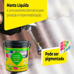 Quartzolit Manta Líquida Térmica 7 BD 18kg – Impermeabilizante Acrílico com Isolamento Térmico