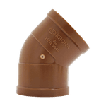 Joelho 45° Soldável Krona 50mm em PVC – Pacote com 10 Peças
