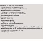 Tinta Piso Premium Irapiso Branco Iraja Balde 18L