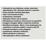 Tinta Esmalte Premium Base Água Branco Acetinado Irajá 3,6 L