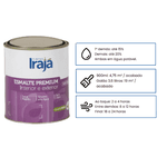 Tinta Esmalte Premium Base Água Branco Irajá 900ml 