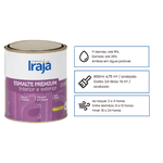 Tinta Esmalte Premium Base Água Preto Fosco 900ml