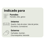 Tinta Acrílica Suvinil Rende e Cobre Muito Gelo 18L